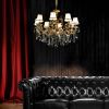 Brushed Gold Chandelier