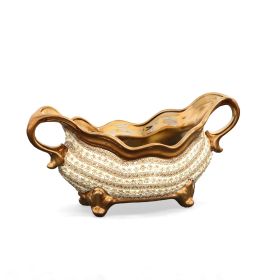 Amber Floral Tureen