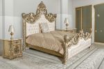 Platina Grand Carved King Bed