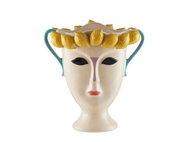 Lemon Princess Vase with Handles