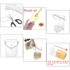 MILIVIXAY 3PCS Heart Candle Molds- Plastic Candle Making Molds-Perfect for Heart Candles.