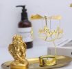 Creative Metal Candle Holder Spinning Carousel,Standing Lamp Rack