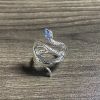 Handmade Topaz Snake Ring